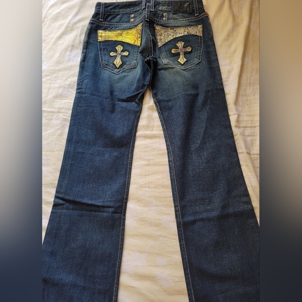 NWOT Men's Robin's Jeans Gothic 34" x 34 - Picture 4 of 7